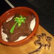 Estrella de chocolate con palmera de fondant