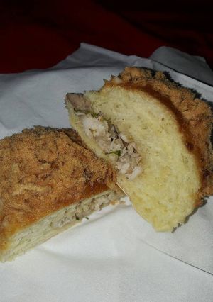 Foto resep Roti abon isi ayam suwir