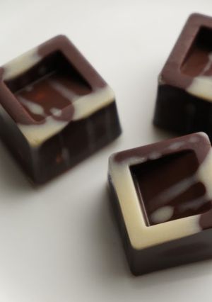 A picture of A Small Amount of White Chocolate.