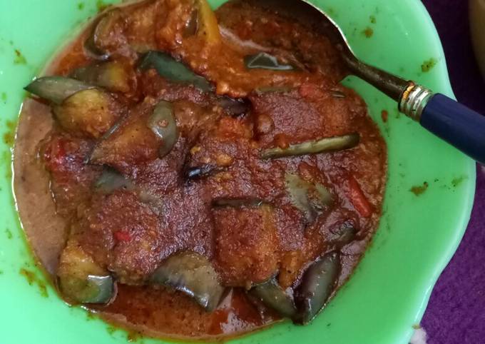 Resep membuat Rendang Terong Simple #kamisbisa #rendang  gurih