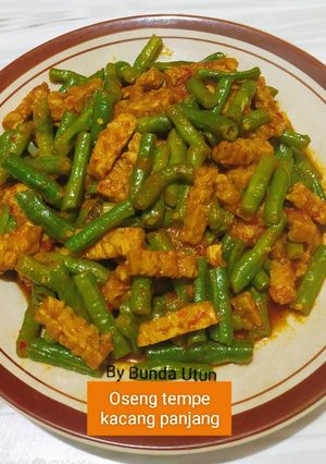 Foto resep Oseng tempe kacang panjang
