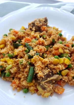 A picture of Stir Fry Couscous.