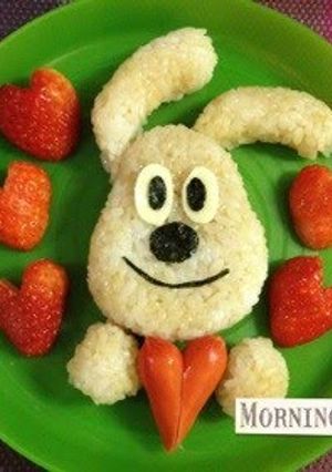 A picture of Easy Charaben Anpanman's Dog, Cheese!.