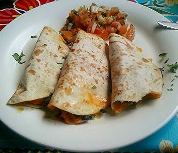 The New Way Making Recipe Beef quesadilla  pico de gallo Yummy