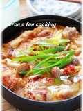 Sukiyaki-style Shio-koji Chicken with Egg