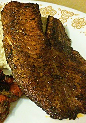 A picture of Blackened Tilapia 1-2-3.