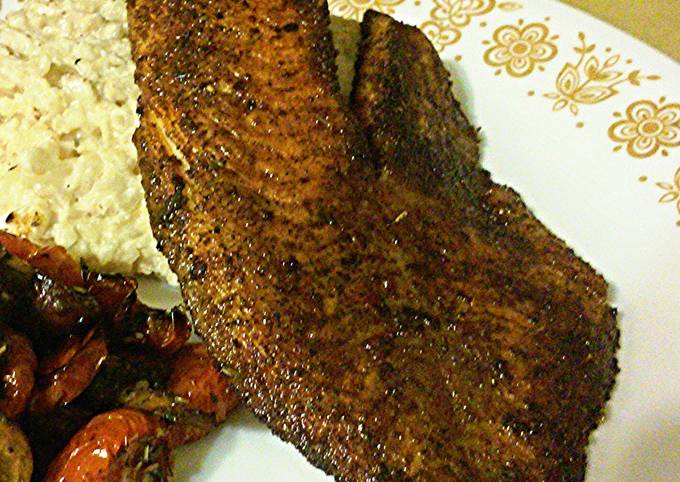 Easiest Way to Cook Yummy Blackened Tilapia 1-2-3