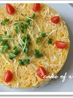 A picture of Easy! Tuna Soboro Rice Cake.