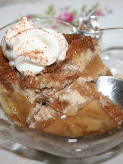 A picture of Apple Buttermilk Pie.
