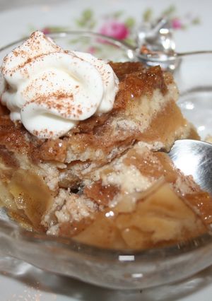 A picture of Apple Buttermilk Pie.