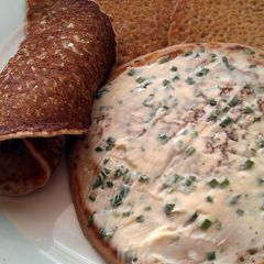 A picture of Vickys Savoury Pancakes/Wraps, GF DF EF SF NF.