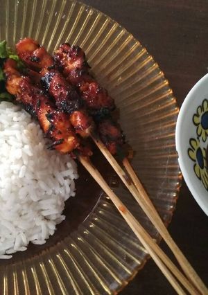 Foto resep Sate ayam pedas manis