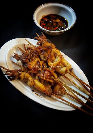 Foto resep Sate cumi saos tiram