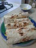 Potato and Ground Beef Burritos