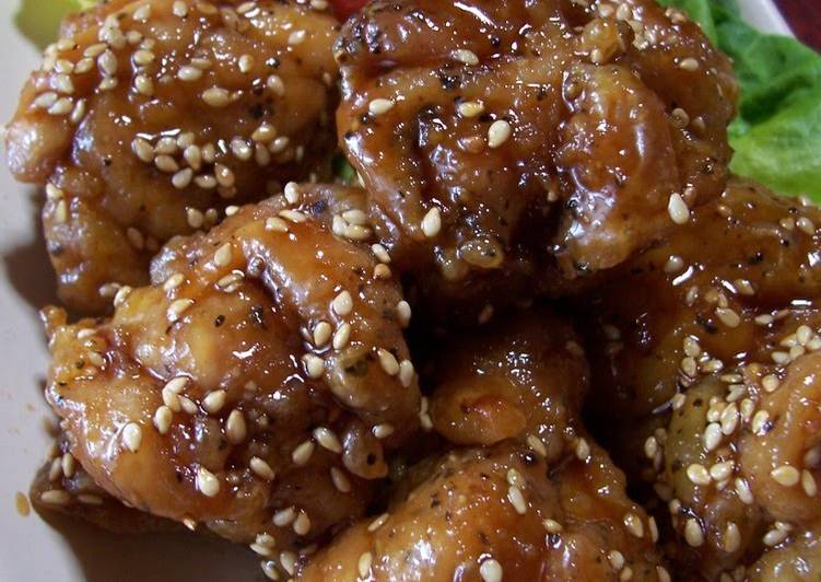 Sweet Soy Sauce Karaage Fried Chicken with