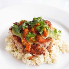 A picture of Mexican-Style Sautéed Chicken Thighs.