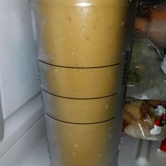 A picture of Mango banana cinnamon smoothie.