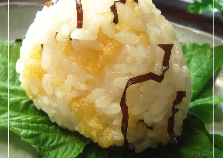 How to Make Favorite Tempura Cbs & Shio-konbu Onigiri