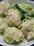 Chicken Dumplings with Steamed Vegetables