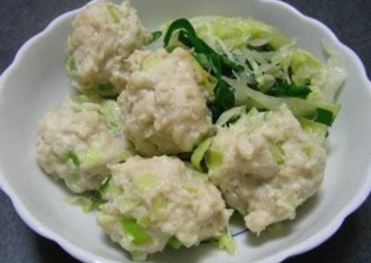 Chicken Dumplings with Steamed Vegetables