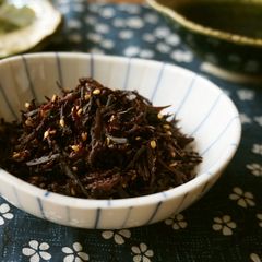 Homemade Shiso Hijiki Seaweed A picture of Homemade Shiso Hijiki Seaweed.
