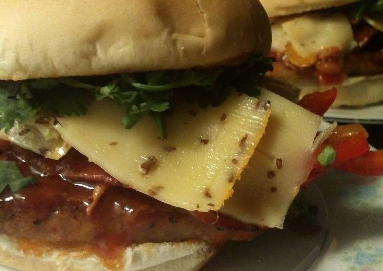 Recipe of Any-night-of-the-week Bloody Gouda Burger