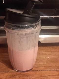 A picture of strawberry banana.