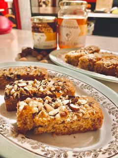 Une photo de Financier Miel Noisettes