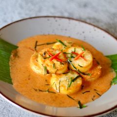 A picture of Tofu Panang Curry.
