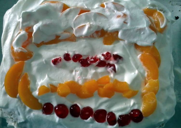 Recipe: Yummy PEACH dream cake