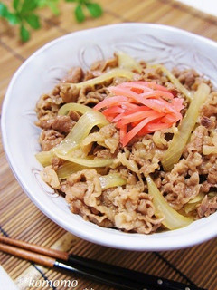 A picture of Fluffy and Soft Beef Bowl.