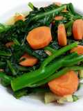 LG KAI LAN WITH PRICKLE CARROT( VEGAN )