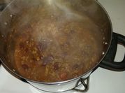 A picture of homemade chili