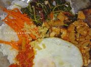 Gambar bibimbab tanpa gochujang