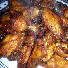 A picture of Jens famous HOT wings!.