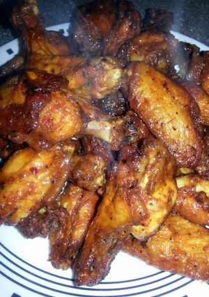 A picture of Jens famous HOT wings!.