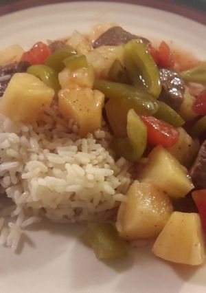 A picture of Beef Hawaiian.