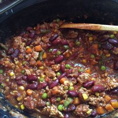 A picture of Crockpot Chili.