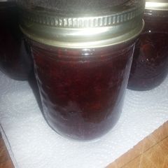 A picture of Holiday Cran-Strawberry Jam.