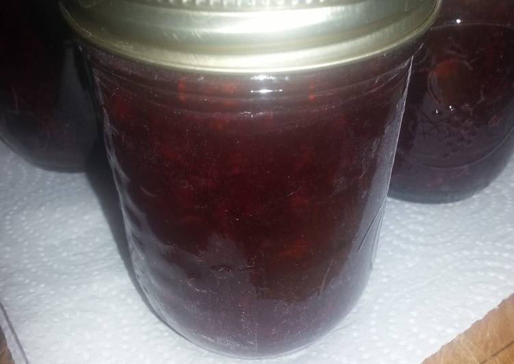 Recipe of Favorite Holiday Cran-Strawberry Jam