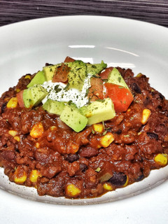 A picture of Spicy Beef Chili.