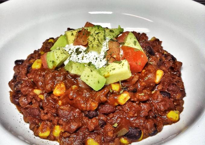 Recipe of Quick Spicy Beef Chili