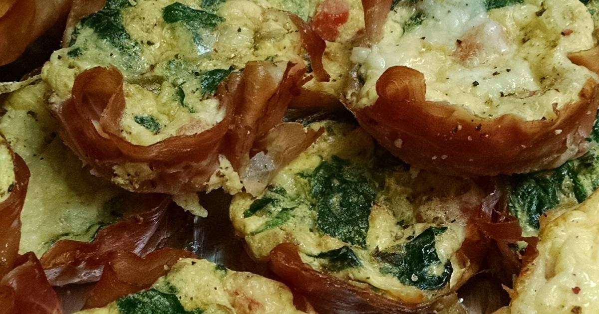 Mini Quiche in Prosciutto cups Recipe by Idocook Cookpad