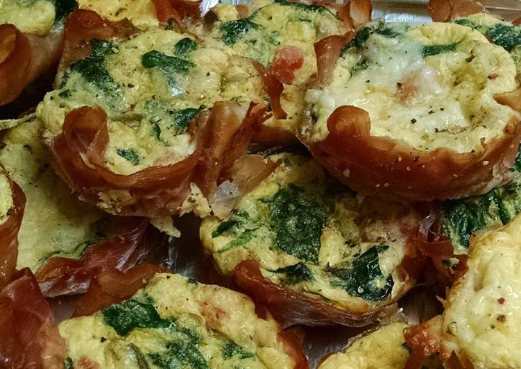 How to Prepare Ultimate Mini Quiche in Prosciutto cups