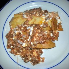 A picture of Taisen's mom's no noodle lasagna.