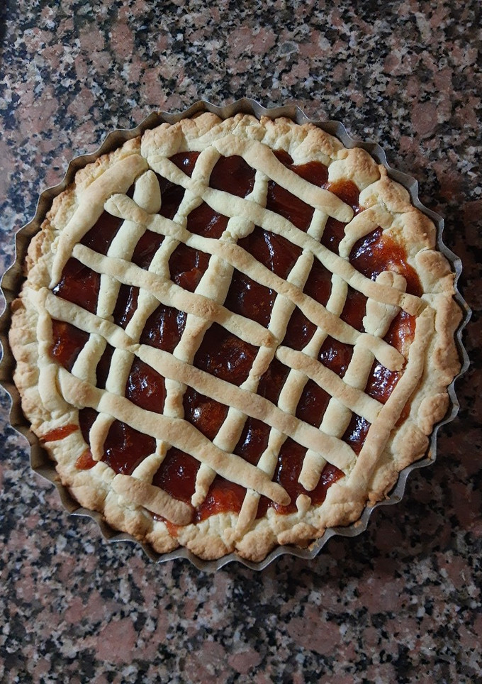 Una foto de Pasta Frola de membrillo