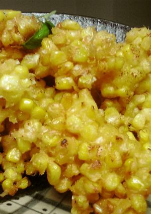 A picture of Corn Tempura Fritters.