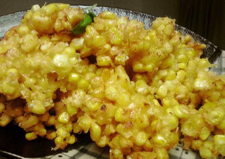 Simple Way to Make Homemade Corn Tempura Fritters