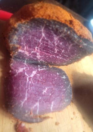 A picture of Spicy Home-cured Beef Bottom Round.