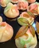 Kawaii Colorful Gyoza Dumplings